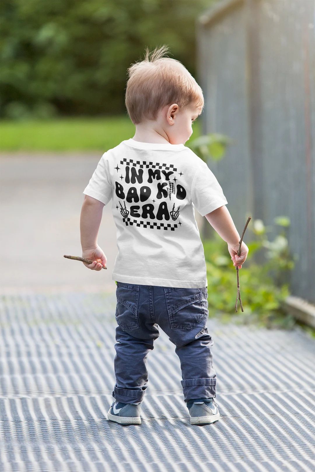 In My Bad Kid Era Shirt Back Design Toddler T-shirt Retro - Etsy | Etsy (US)