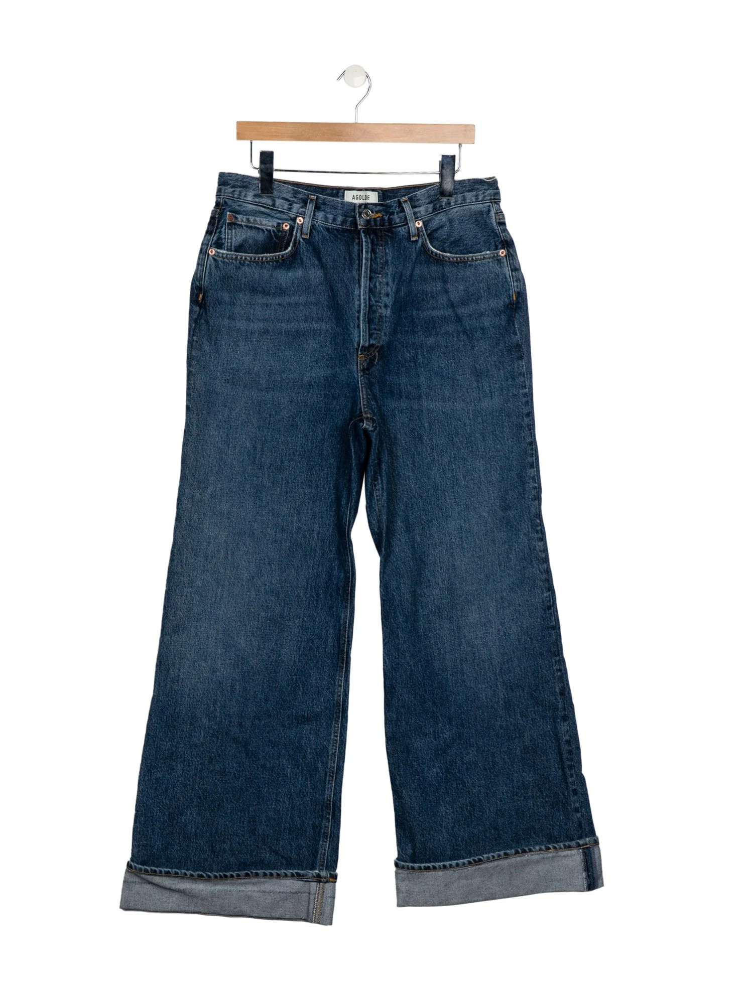 High-Rise Wide Leg Jeans | The RealReal
