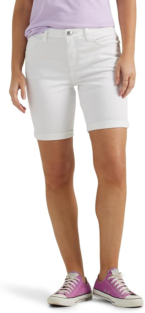 Lee Women's Legendary Rolled Denim Bermuda Short | Amazon (US)