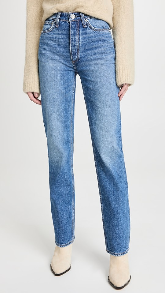 Alex High-Rise Straight Jeans | Shopbop