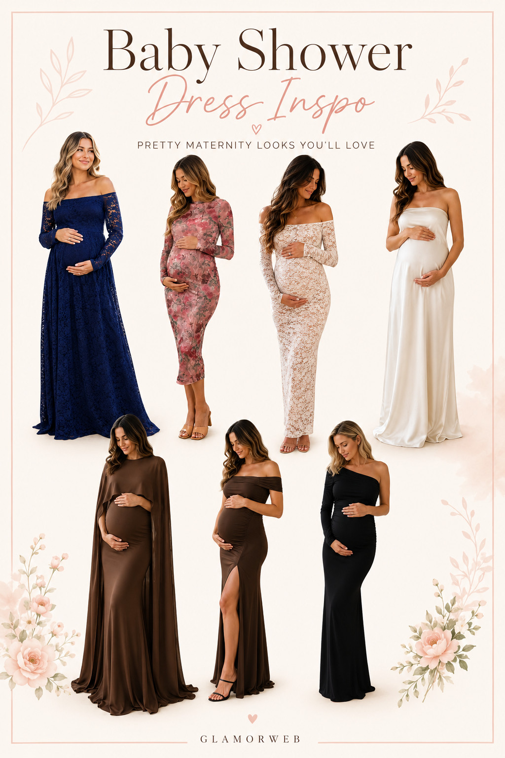 Found the prettiest baby shower dresses for every kind of mom-to-be vibe 🤍 From dreamy lace and soft florals to sleek black gowns and rich chocolate brown styles, these are such gorgeous picks if you want something flattering, feminine, and photo-ready. So many cute options for a baby shower, maternity shoot, gender reveal, or any special pregnancy moment. ✨

#BabyShowerDress #MaternityDress #BabyShowerOutfit #MaternityStyle #MomToBeStyle #PregnancyFashion #MaternityFashion #BabyShowerInspo #MaternityPhotoshoot #BumpStyle #ElegantMaternity #MaternityGown #FallBabyShower #NeutralMaternityStyle #PregnancyStyle #MomToBeOutfit #BabyShowerLooks #MaternityOutfitIdeas #BabyBumpStyle #MaternityInspo 

 #LTKSeasonal #LTKBump #LTKWedding