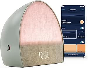 Hatch Restore 2 Sunrise Alarm Clock, Sound Machine, Smart Light (Slate) ー Your Bedside Sleep Gu... | Amazon (US)