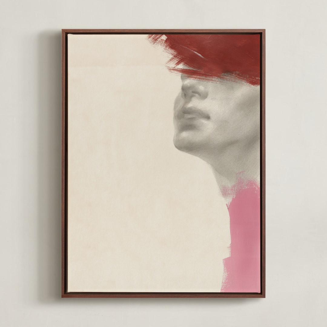 "Rojo" - Mixed Media Limited Edition Art Print by jinseikou. | Minted