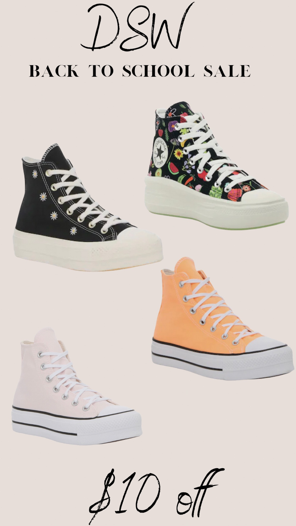 Converse back to on sale school