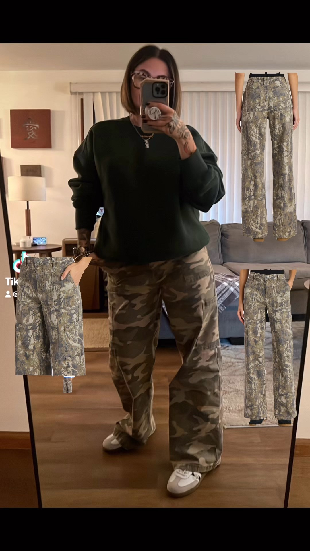 The famous Walmart cargos are back in stock !! There is also a new print #backtoschool 
Medium in the bottoms & 
medium in the top

#LTKFindsUnder100 #LTKSaleAlert