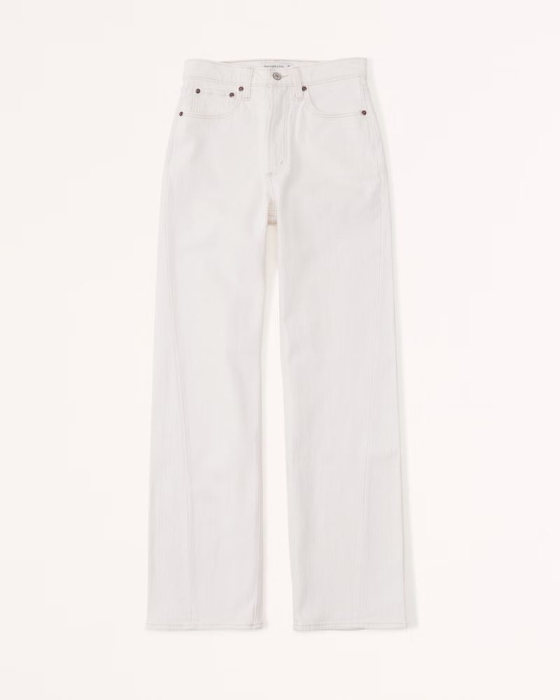 High Rise Twisted Seam 90s Relaxed Jean | Abercrombie & Fitch (US)