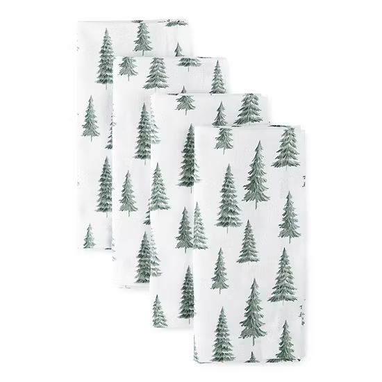 North Pole Trading Co. Enchanted Woods 4-pc. Napkins | JCPenney