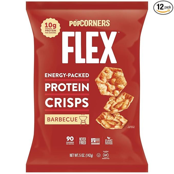 PopCorners Flex Barbecue Vegan Protein Crisps | Plant-Based Protein, Gluten Free Snacks | (12-Pac... | Amazon (US)