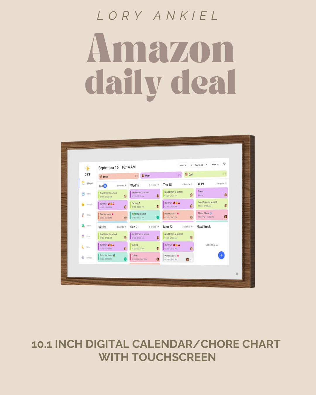 Amazon Daily Deal! - 10.1 Inch Digital Calendar and Chore Chart with Touchscreen

#giftsformom #giftsforgrandparents #giftsfordad 

 #LTKGiftGuide #LTKHome #LTKSaleAlert