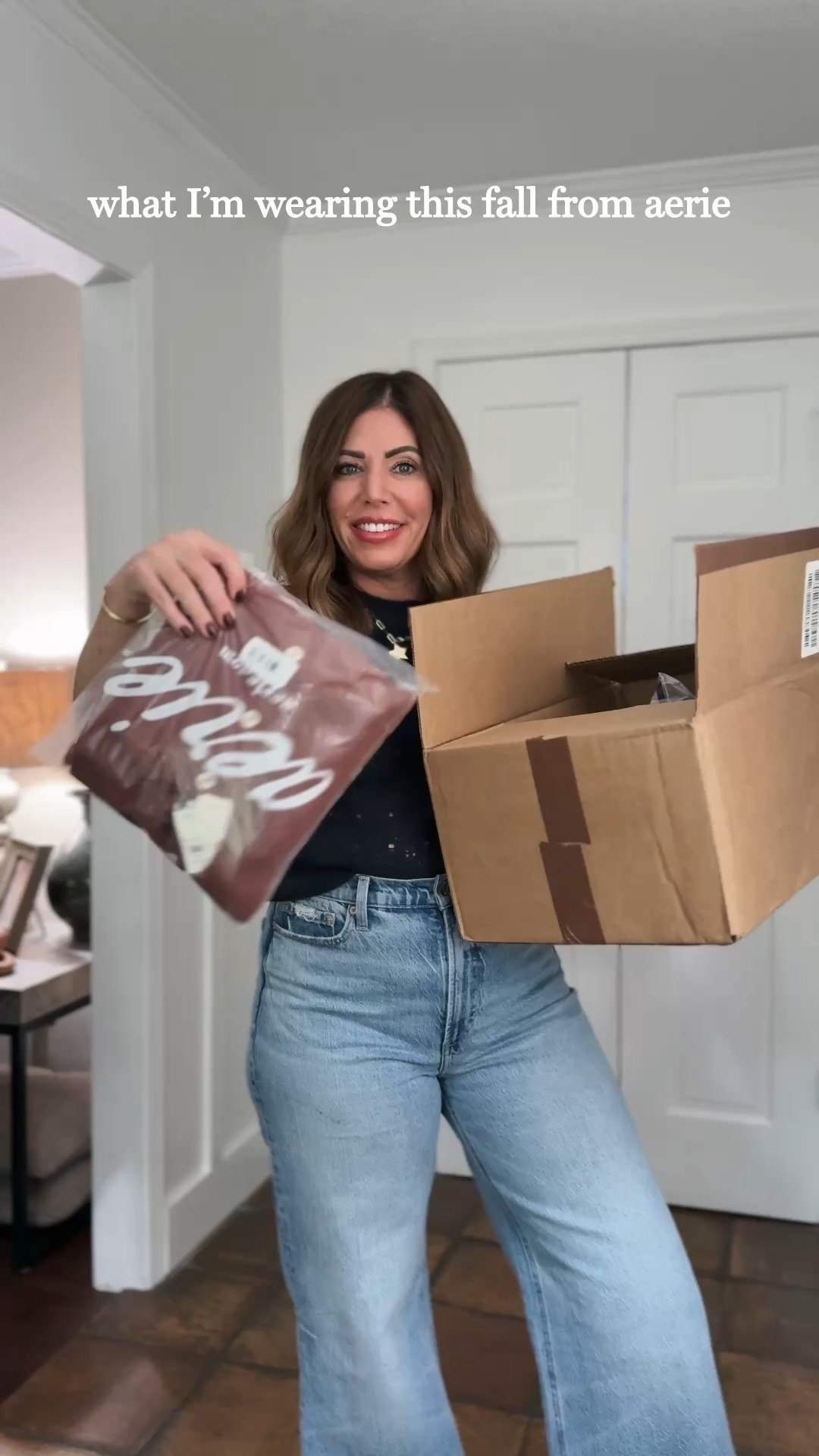 What I'm wearing this fall from @aerie #aeriereal #aeriepartner
I pretty much live in aerie! The new colors have me so excited for fall! 🚨Save up to 40% off all sweatshirts! Save an extra 10% off all aerie purchases for a limited time.🚨
Sports bras and leggings are $25 & up
.
‼️To shop, please like❤️ this post & then Comment SHOP below to receive a DM with the link to this post on my LTK
.
I can't get over this Oh snap! Henley sweatshirt! It has the softest fleece and it's perfect to wear with jeans, sweatpants, leggings & more. I love it so much, I got it in three colors! I'm wearing my true size medium in all of the tops and jacket. I Went back and got my true size medium long in the denim sweatpants to have a slightly looser fit. I sized down to a small long in the trouser sweatpants. I got my true size medium in the leggings. As always, If you have any questions, please let me know.
.
.
.
.
.
.
.

#aeriestyle #comfystyle #aeriehaul #falloutfitideas #workfromhomeoutfit #over40style #comfycasual #realmomstyle #realcomfystyle

#LTKSaleAlert #LTKFindsUnder50 #LTKOver40