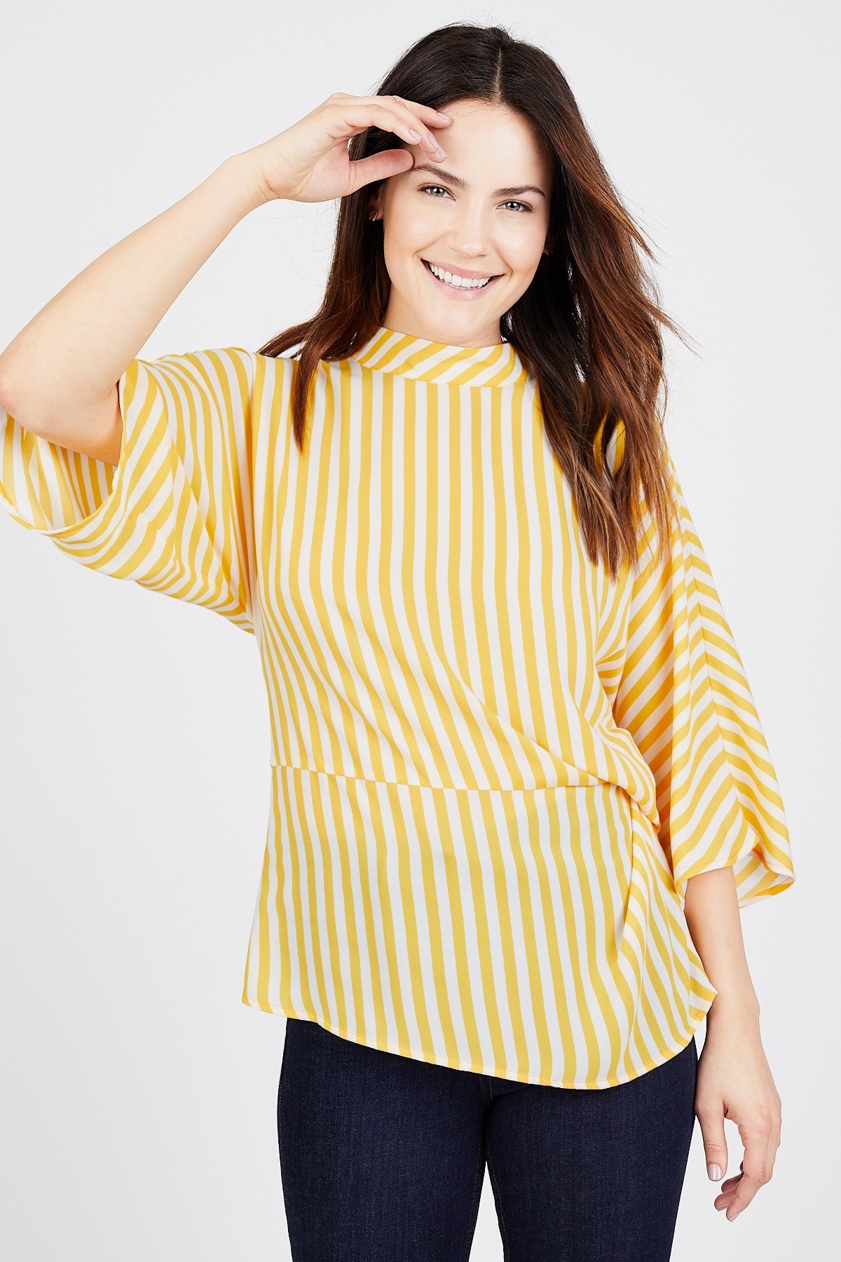 Side Twist Blouse by Vince Camuto - Rent Clothes with Le Tote | Le Tote