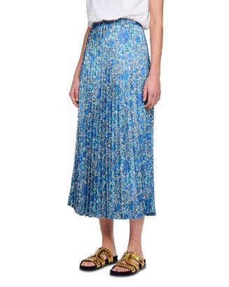 Anjel Pleated Midi Skirt | Bloomingdale's (US)
