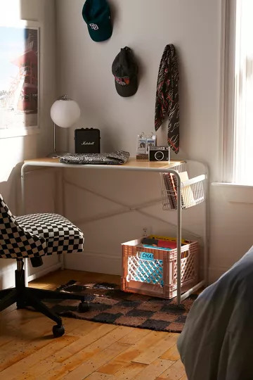 Ilana Desk With Side Basket | Urban Outfitters (US and RoW)