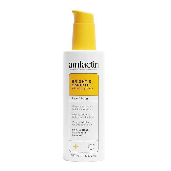 Amlactin Bright and Smooth Resurfacing Serum, 8oz | Amazon (US)
