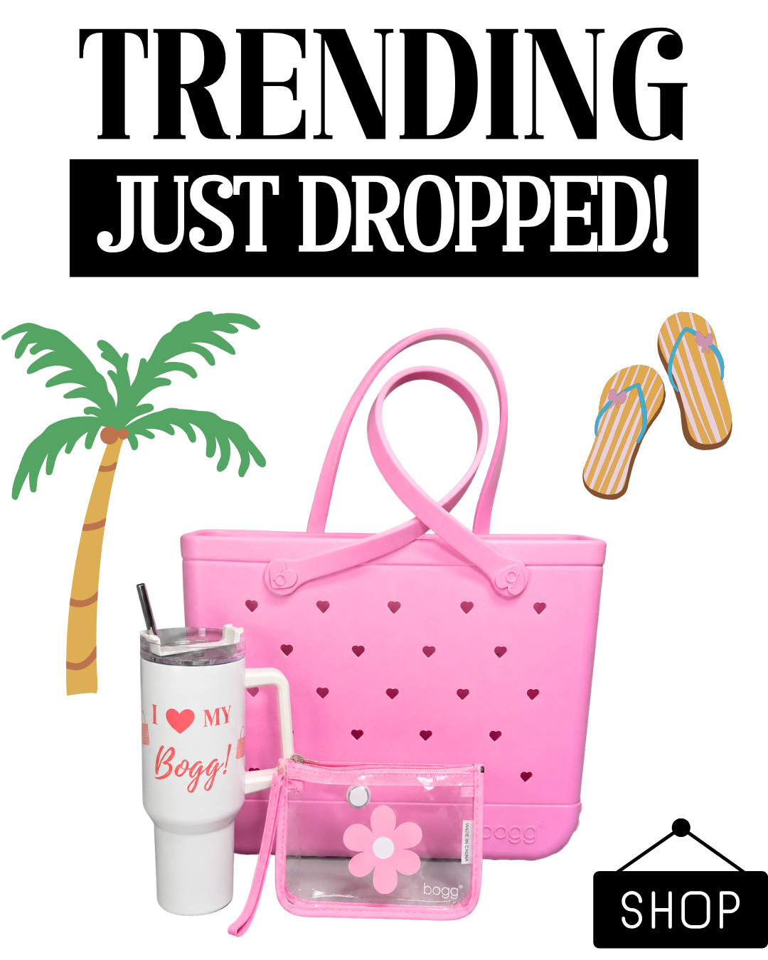 🩷✨ Absolutely obsessed with my new Bogg Bag! The perfect mix of cute and practical with plenty of room for all my beach, pool, and everyday essentials. I paired it with matching accessories and my custom tumbler, and I can't get over how adorable everything looks together! 🌸👜☀️

#LTKStyle #LTKFinds #LTKTravel #LTKSummer #LTKAccessories 💖🌴🩷 

 #LTKootd #LTKSaleAlert #LTKTravel