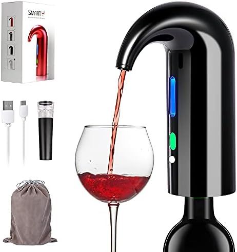 Electric Wine Aerator, Electric Wine Pourer and Wine Dispenser Pump, Multi-Smart Automatic Filter Wi | Amazon (US)