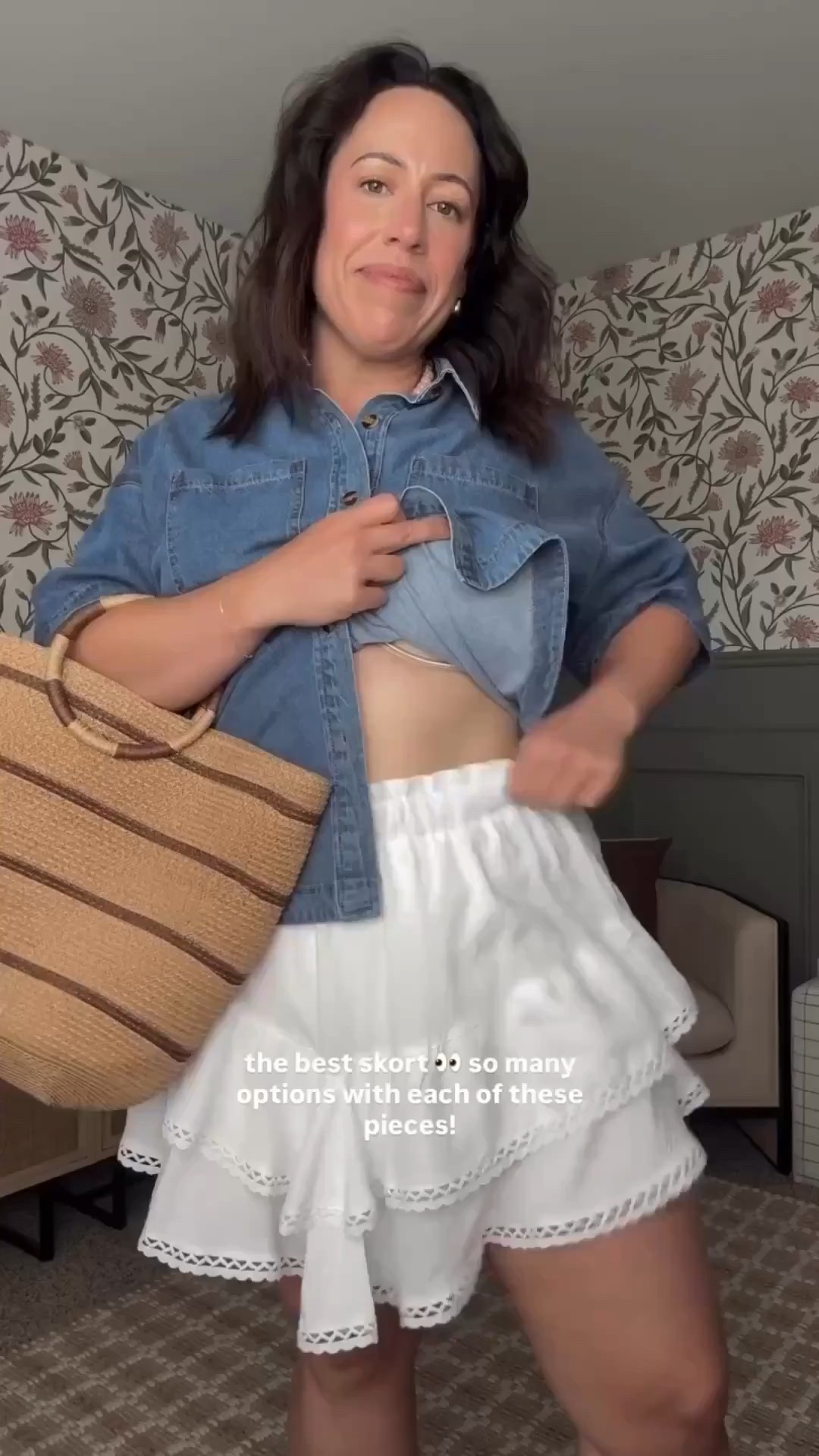 The best skort for my midsize girls 🌟 Also absolutely loving this denim top 〰️ perfect early fall ootd! Wearing size XL 🤍

Midsize mom, summer to fall fashion, date night look, brunch outfit, chic fashion, amazon outfit

#LTKFindsUnder50 #LTKSeasonal #LTKMidsize