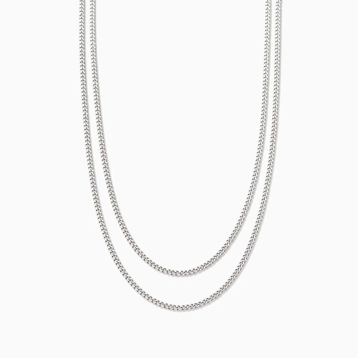 Double Curb Chain Necklace | Uncommon James