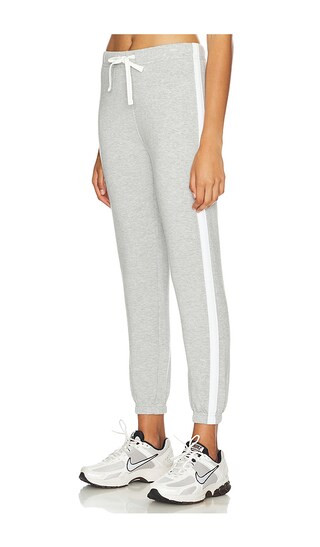 Sonia Sweatpant in Heather Grey & White | Revolve Clothing (Global)