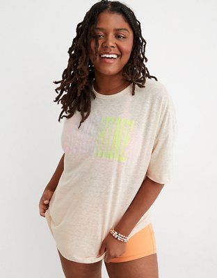 Aerie Breezy Graphic Boyfriend T-Shirt | American Eagle Outfitters (US & CA)