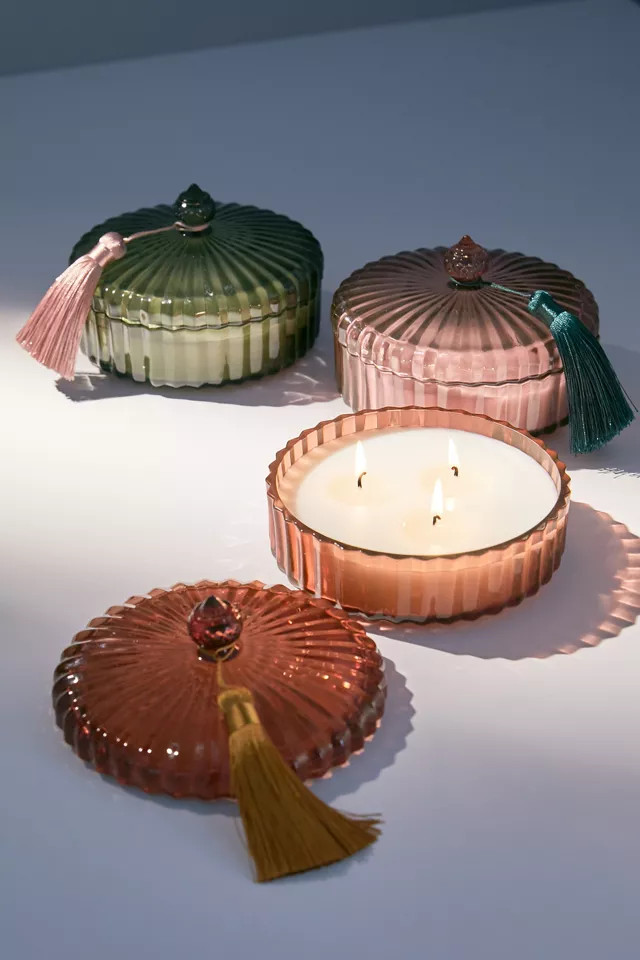 Chloe Glass 3-Wick Candle | Urban Outfitters (US and RoW)