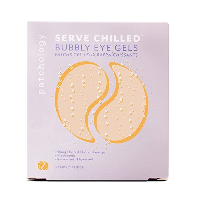 Patchology Serve Chilled Bubbly Eye Gels with Niacinamide, Hydrating Under Eye Patches with Niaci... | Amazon (US)