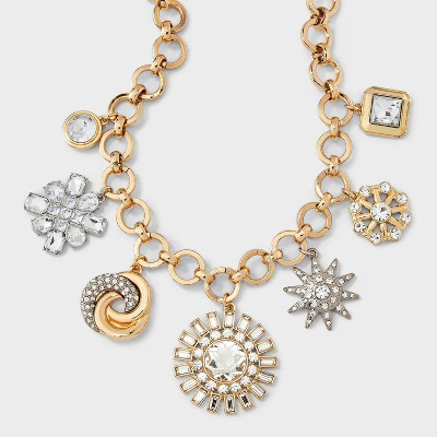 Starburst Charm Necklace - A New Day™ Gold | Target