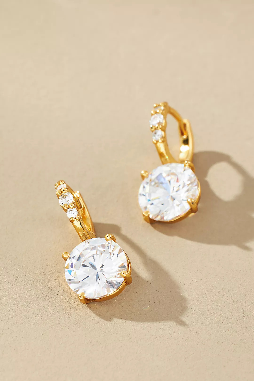 Crystal Hoop Stone Pendant Earrings | Anthropologie (US)