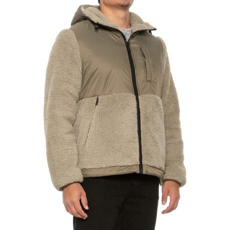UGG AUSTRALIA Conroy Sherpa Pullover Sweater - Zip Neck (For Men) | Sierra