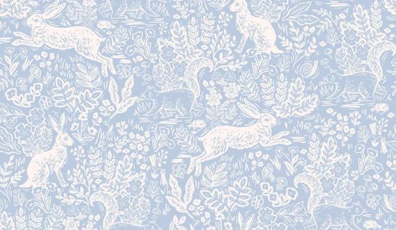 LOW INVENTORY Rifle Paper Baby Bedding -Toile Crib Sheet / Light Blue Nursery Bedding /Changing P... | Etsy (US)