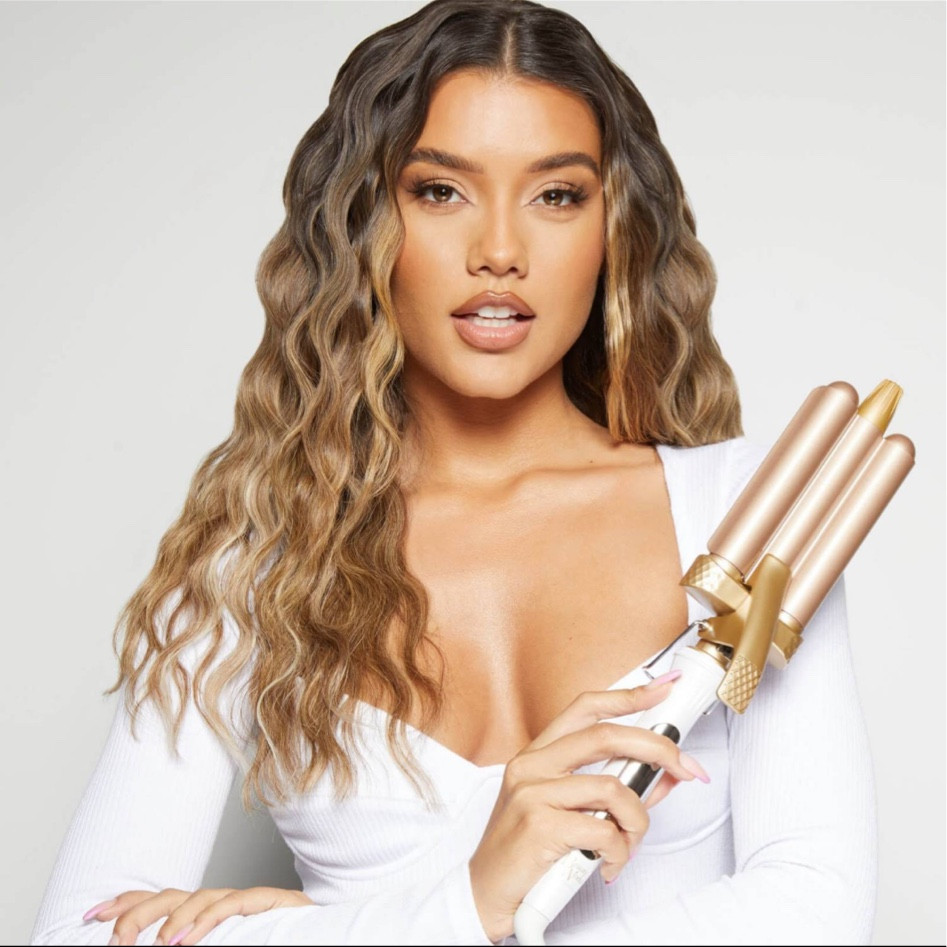 Beauty Works Waver

Create voluminous, beachy waves with the Beauty Works Jumbo Waver, featuring a 32mm triple barrel for hassle-free styling.

Suitable for all hair lengths, the extra-large, ceramic-coated barrels help to reduce frizz and enhance shine for silky-smooth waves. Featuring an adjustable temperature control from 80-220°C, the styler heats within 60 seconds for quick and easy mermaid-inspired hair. Simply clamp, hold and release to create waves for days.

Features:

32mm triple barrel
Ceramic coated
Adjustable temperature 80-200°C
Heats up within 60 seconds
Includes heat protection mat
UK electrical plug

#LTKstyletip #LTKGiftGuide #LTKbeauty