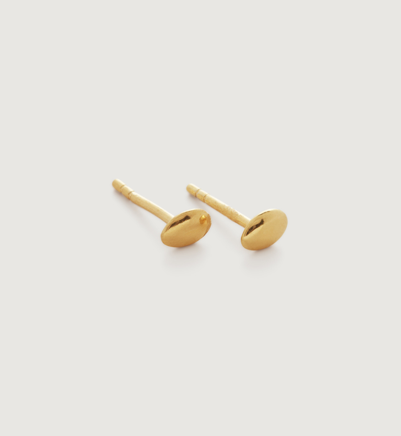 Nura Mini Nugget Stud Earrings | Monica Vinader (US)