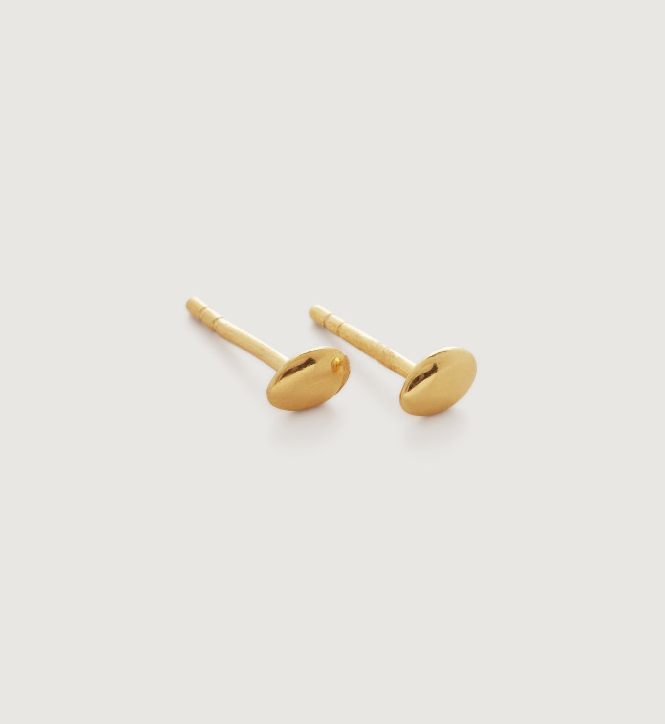 Nura Mini Nugget Stud Earrings | Monica Vinader (US)