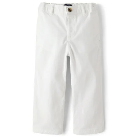 The Children's Place Baby & Toddler Boys Straight Fit Stretch Chino Pants, Sizes 6M-5T | Walmart (US)