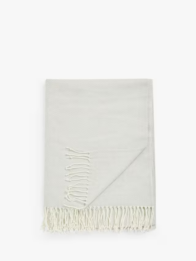John Lewis ANYDAYHerringbone Throw | John Lewis (UK)