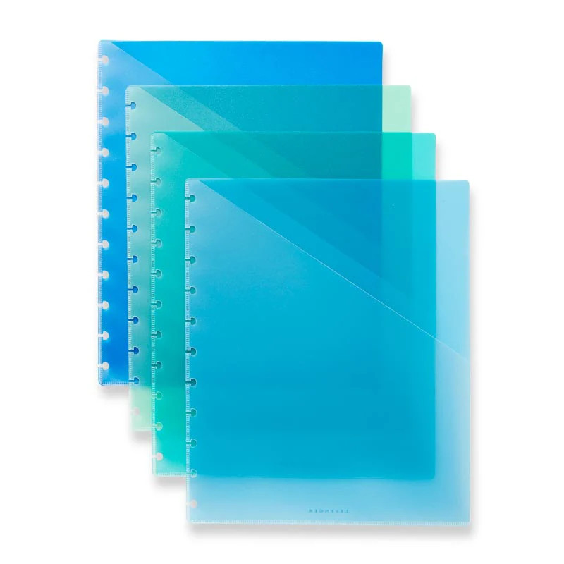 Circa Sea and Sky Discbound Notebook Pocket Dividers (set of 4) | Levenger