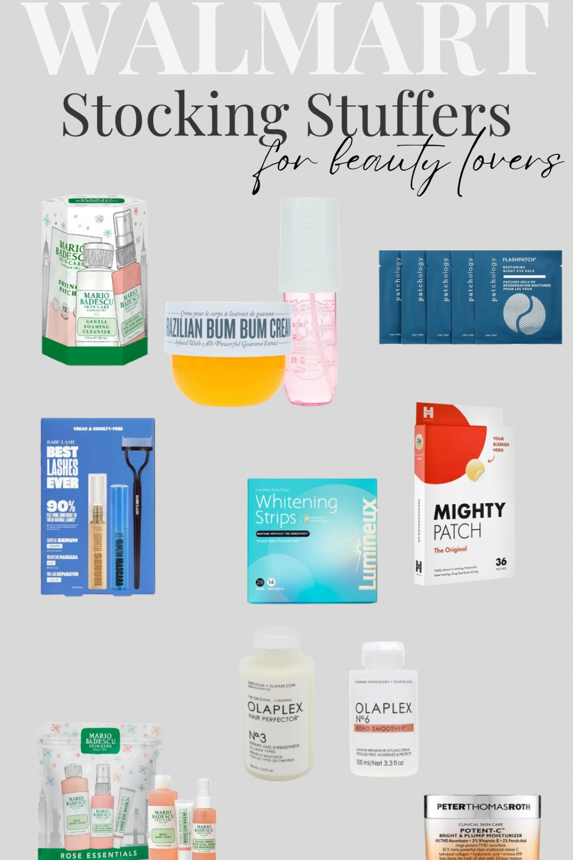 Walmart stocking stuffers for beauty lovers. 

#LTKHoliday #LTKbeauty #LTKGiftGuide