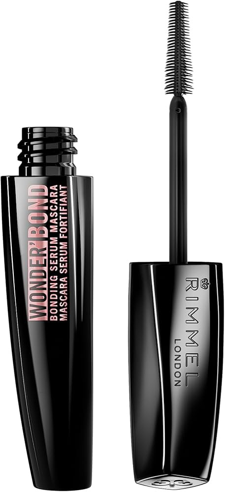 Rimmel Wonder'Bond, 001 Black, Mascara, Bonding Serum Mascara, Volumizing Mascara, Instantly Revi... | Amazon (US)