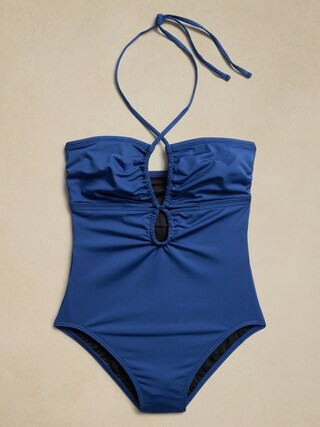 Double Keyhole Swimsuit | Banana Republic Factory