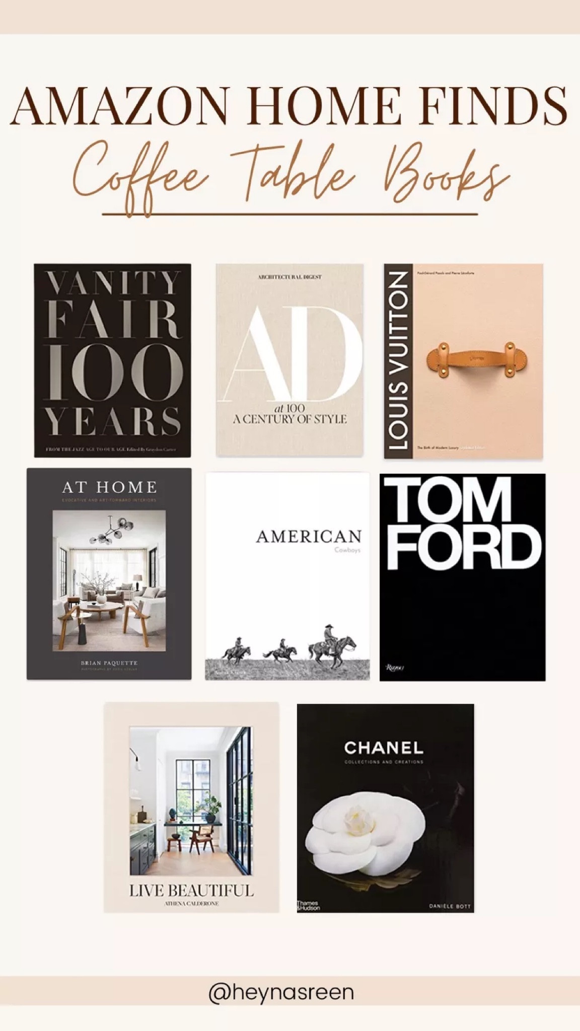 The best coffee table books from Amazon for under $100!

#LTKstyletip #LTKfindsunder100 #LTKhome