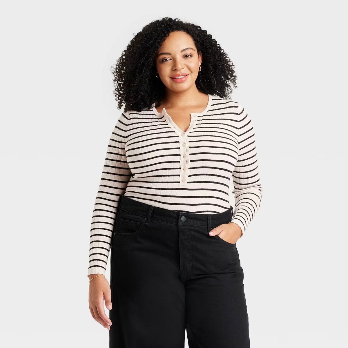 Women's Henley Pullover Sweater - Universal Thread™ | Target