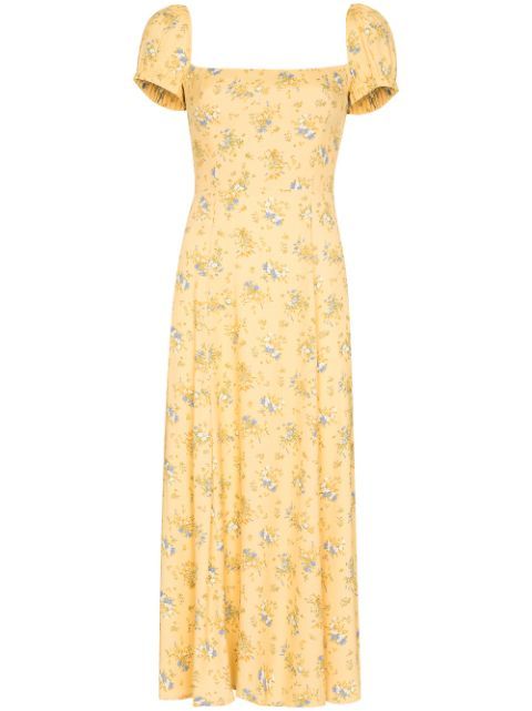 Sienne floral-print midi dress | Farfetch (UK)