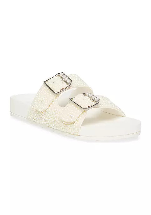 Teddy Pearl Footbed Sandals | Belk