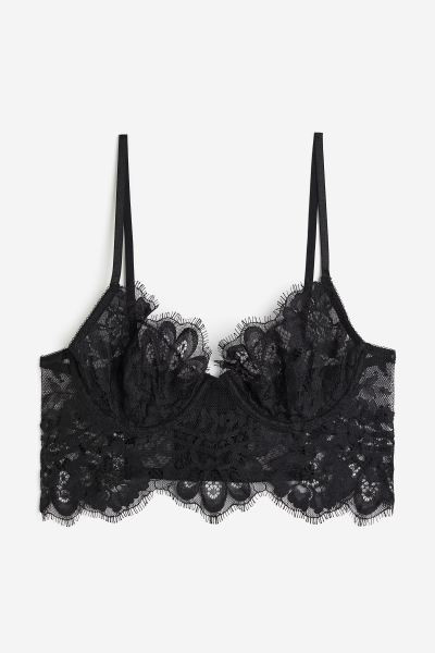 Non-padded Lace Bustier | H&M (US + CA)