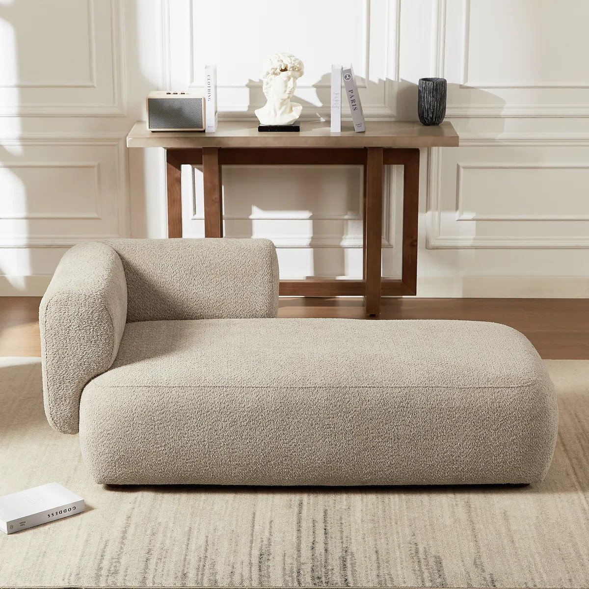 Christinia Upholstered Chaise Lounge | Wayfair North America