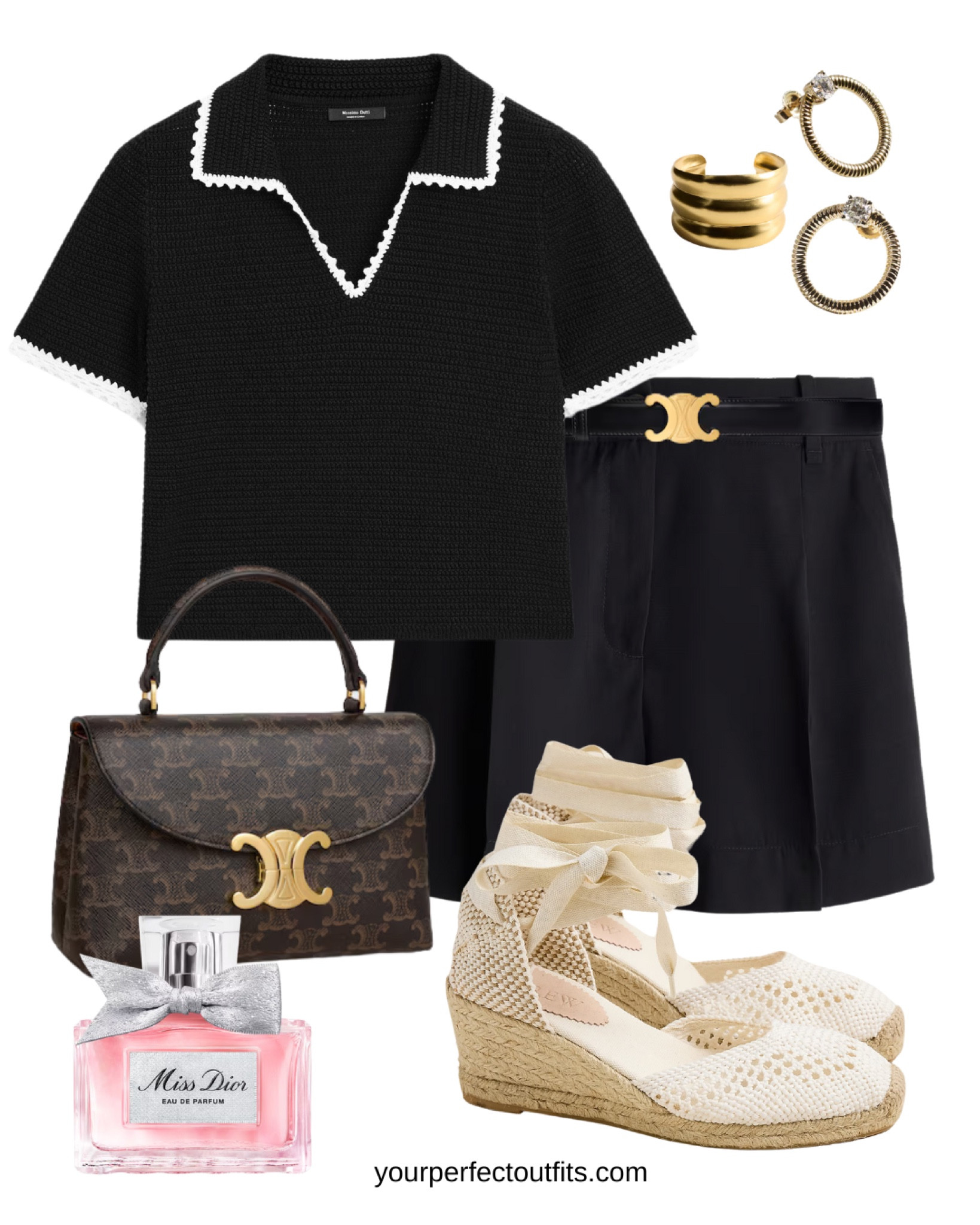 Summer outfit inspiration with a black short 
Linen short for summer looks 

#LTKSummerEdit #LTKSeasonal #LTKPetite