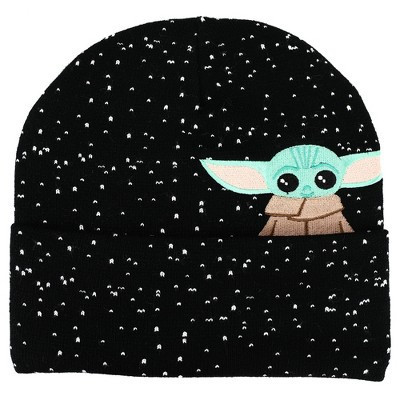 Grogu Peekaboo Embroidered Jacquard Beanie | Target