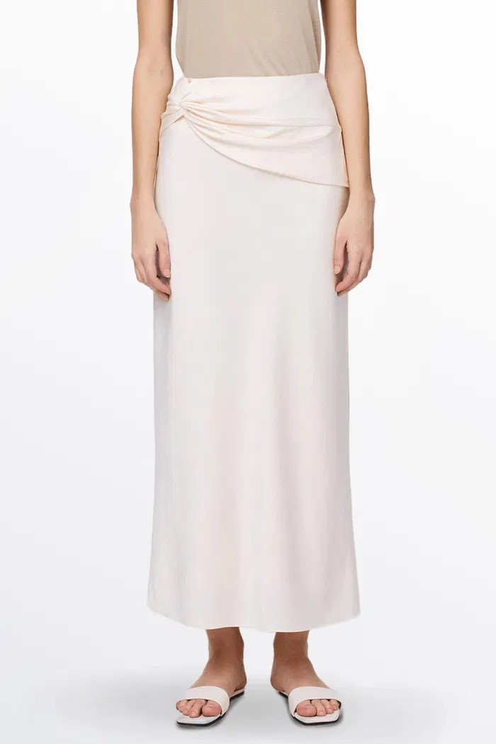 Nora Twisted Drape Skirt | Fabrique