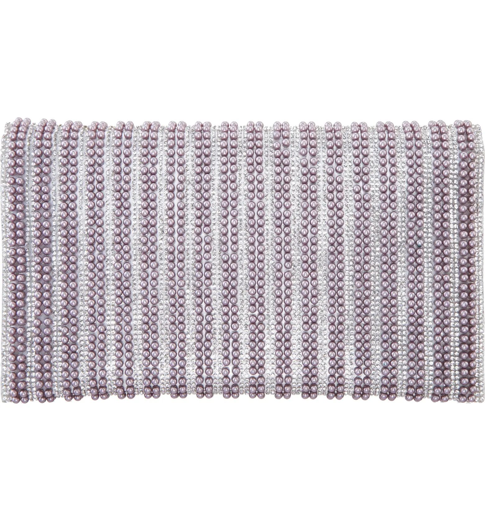 Nina Crystal & Imitation Pearl Embellished Clutch | Nordstrom | Nordstrom