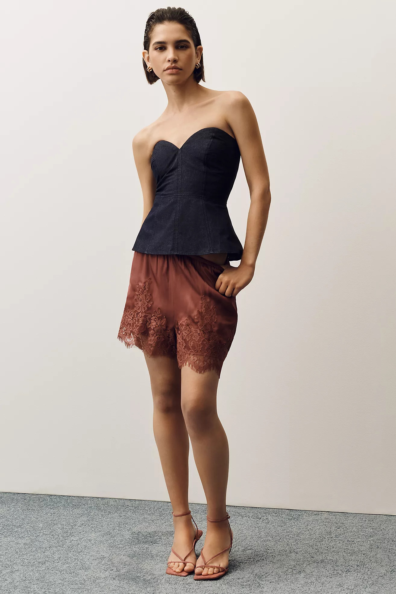 Mare Mare Denim Bustier | Anthropologie (US)